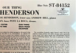 Joe Henderson : Our Thing (2x12", Album, Ltd, Num, RE, 180)