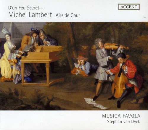 the album cover for Stephan Van Dyck - D'un Feu Secret: Airs de Cour