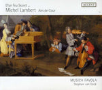 the album cover for Stephan Van Dyck - D'un Feu Secret: Airs de Cour
