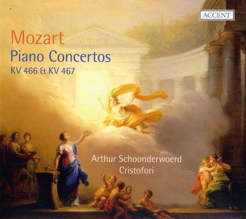 the album cover for Arthur Schoonderwoerd - Piano Concertos No. 20 KV 466 & No. 21 KV 467