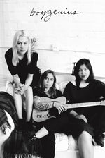 Boygenius Album Cover Rock N Roll Music Black & White