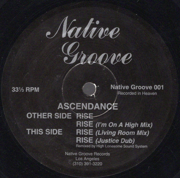 Ascendance : Rise (12")