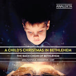 the album cover for Bach Choir Of Bethlehem - Childs Christmas in Bethlehem