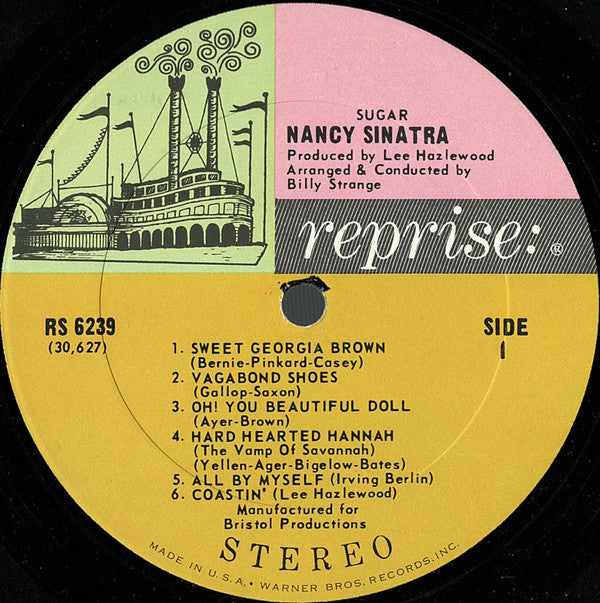 Nancy Sinatra : Sugar (LP, Album, Pit)