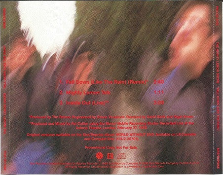 The Mighty Lemon Drops : Fall Down (Like The Rain) (CD, Single, Promo)