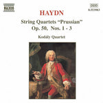 the album cover for Kodaly Quartet - String Quartets Prussian Op 50 1-3