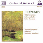 the album cover for Alexander Anissimov - Seasons / Scenes de Ballet / Scene Dansante