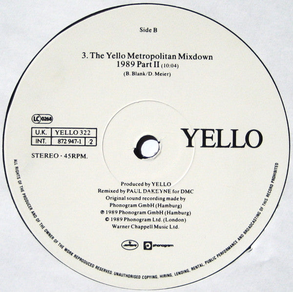 Yello : Of Course I'm Lying (12", 2/2)