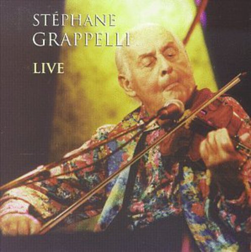 the album cover for Stephane Grappelli - Live