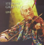 the album cover for Stephane Grappelli - Live