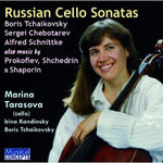 the album cover for Boris Tchaikovsky - Russian Cello Sonatas