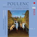 the album cover for Poulenc / Falk / Zuppardo - Lieder 3