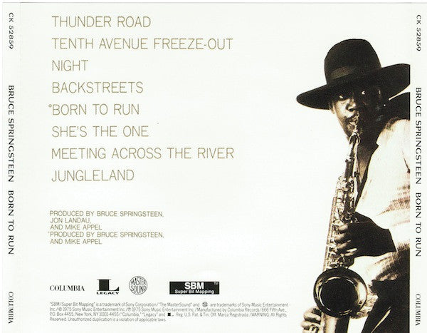 Bruce Springsteen : Born To Run (CD, Album, Ltd, RE, RM, Gol)