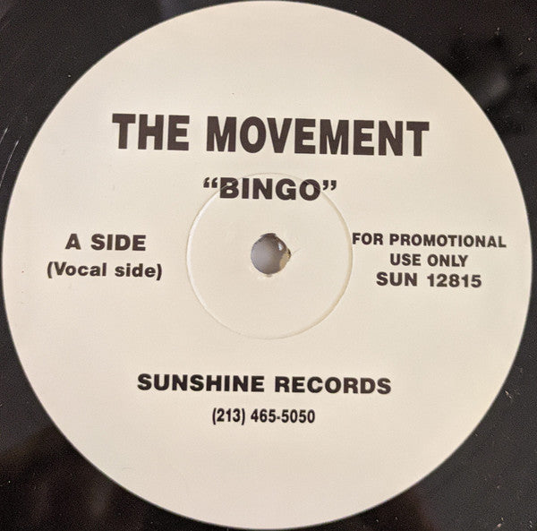 The Movement (3) : Bingo (12", Promo)