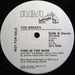 The Breaks (2) : Fire In The Wire (12", Single, Promo)