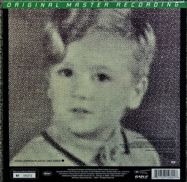 John Lennon / Plastic Ono Band* : John Lennon / Plastic Ono Band (LP, Album, Ltd, Num, RE, RM, 180)