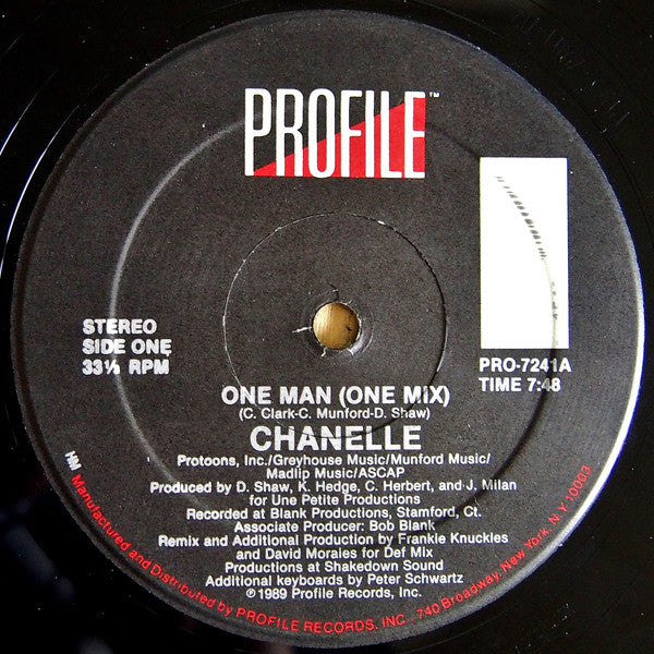 Chanelle : One Man (12")