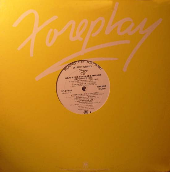 Various : Foreplay #36 (LP, Advance, Promo, Smplr)