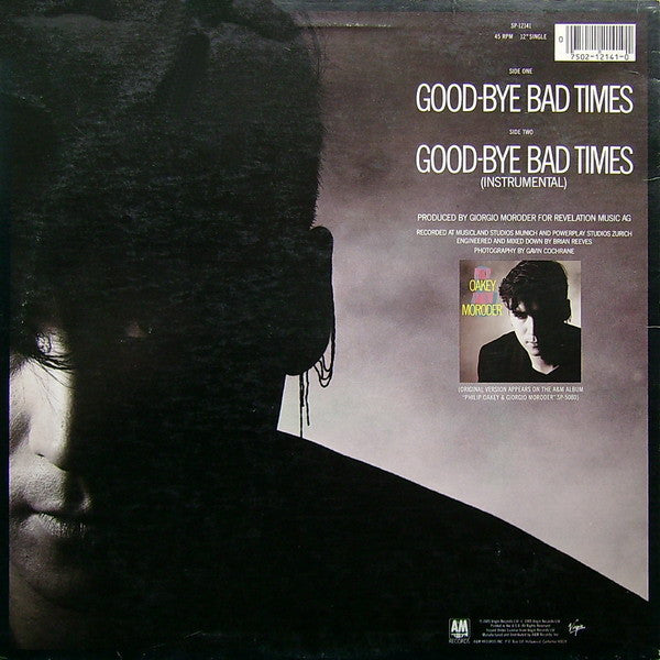 Philip Oakey & Giorgio Moroder : Good-Bye Bad Times (12", Single, Ele)