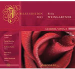 the album cover for Weingartner / Ulrike Fulde - Lieder / Songs [Digipak]