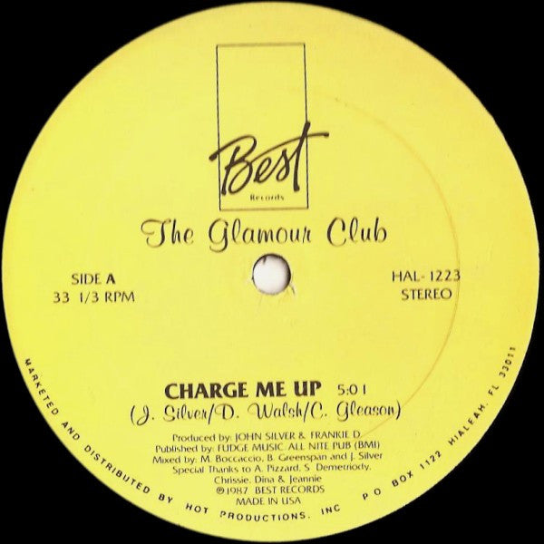 The Glamour Club : Charge Me Up (12")
