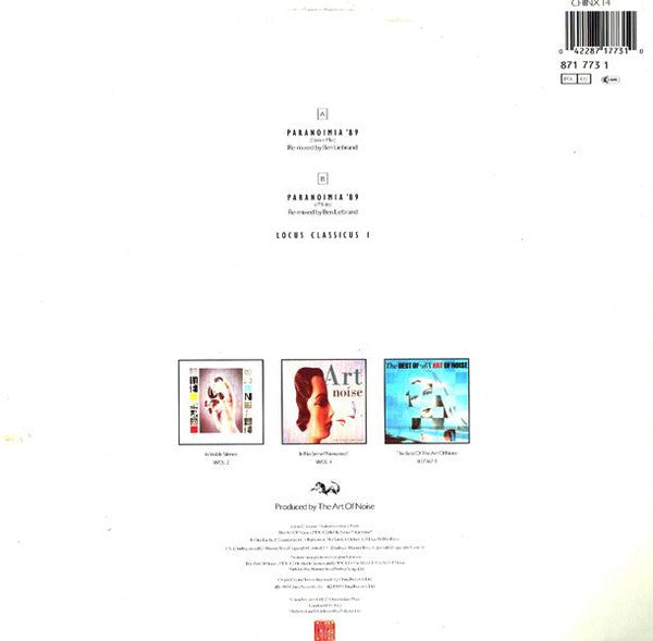 The Art Of Noise : Paranoimia '89 (12", Single)