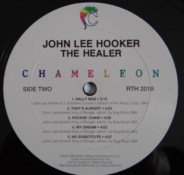 John Lee Hooker : The Healer (LP, Album, RE, 200)