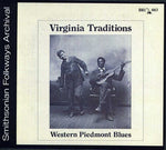 the album cover for Virginia Traditions - Western Piedmont Blues / Various