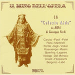 the album cover for Verdi / Caruso / Bergonzi / Paoli / Gigli - 18 Celeste Aida Da Aida Di Giuseppe Verdi