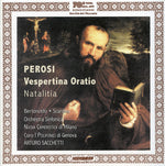 the album cover for Perosi / Bertoncello / Scardina / Coro I Polifonic - Vespertina Oratio / Oratorio Per Solo / Cori Ed