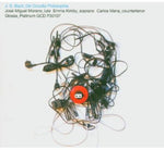 the album cover for Bach / Moreno / Kirkby / Mena - Chaconne-Tombeau: Christ Lag in Todesbanden