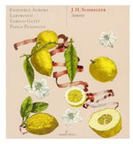 the album cover for Schmelzer / Enemble Aurora / Gatti / Pandolfo - Sonatas