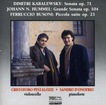 the album cover for Cristoforo Pestalozzi - Sonata Op 71 / Grande Sonata Op 104