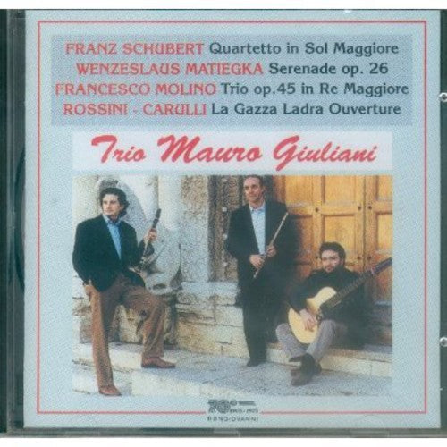 the album cover for Mauro Gentile - Quartet in G / Serenade