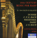 the album cover for Lucia Bova - 18th Century Music for Harp