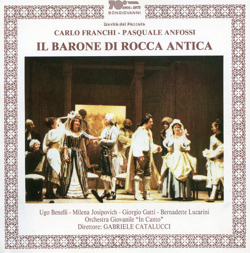 the album cover for Anfossi / Lucarini / Gatti / Benelli - Il Barone Di Rocca Antica