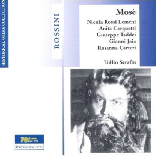 the album cover for Rossini / Rossi Lemeni / Cerquetti / Taddei - Mose
