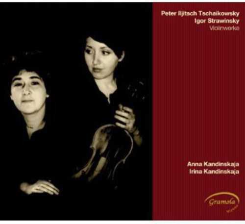 the album cover for Anna Kandinskaja - Violinwerke