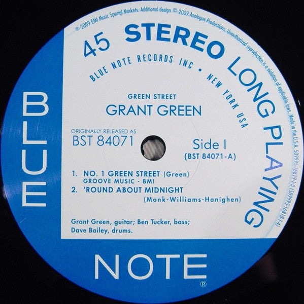 Grant Green : Green Street (2x12", Album, Ltd, Num, RE, RM, 180)