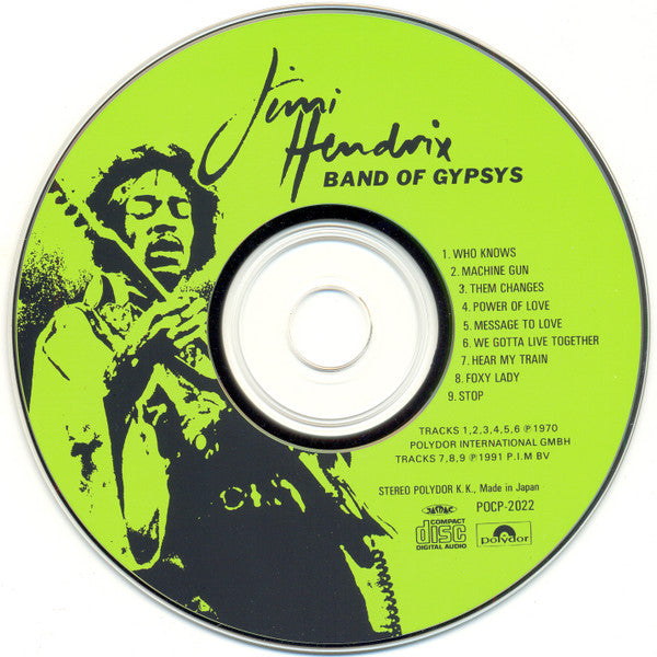 Hendrix* : Band Of Gypsys (CD, Album, RE, RM)