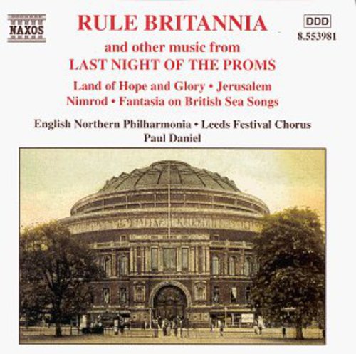 the album cover for Paul Daniel - Rule Britannia / Various