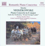 the album cover for M. Moszkowski - Piano Concerto in E Major