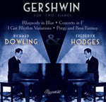 the album cover for Gershwin / Dowling / Hodges - For Two Pianos