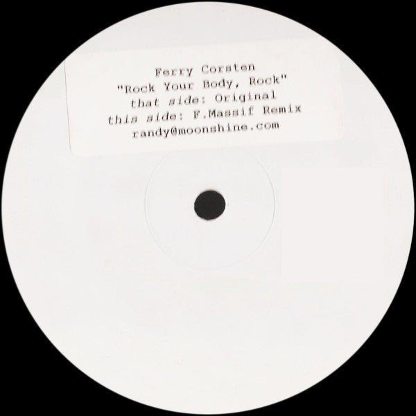 Ferry Corsten : Rock Your Body, Rock (12", TP, Sti)