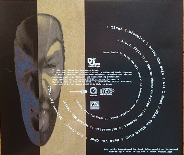Method Man : Tical (CD, Album, Enh, RE, RM)
