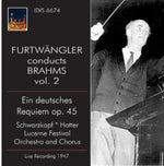 the album cover for Mahler/Debussy - Wilhelm Furtwangler Conducts Brahms 2