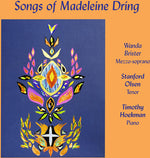 the album cover for Wanda Brister - Songs of Madeleine Dring