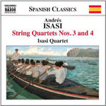 the album cover for Isasi Quartet - Complete String Quartets 2