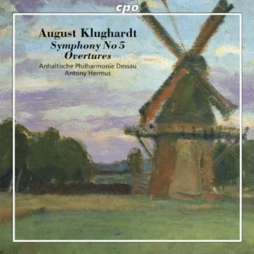 the album cover for Klughardt / Anhaltische Philharmonie Dessau - Symphony No 5 / Overtures