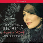 the album cover for Iain Burnside - Amore E Morte